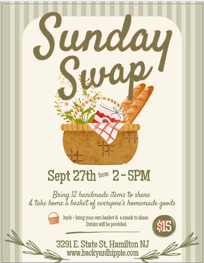 Sunday Swap | Sept 27th at 2 - 5pm
